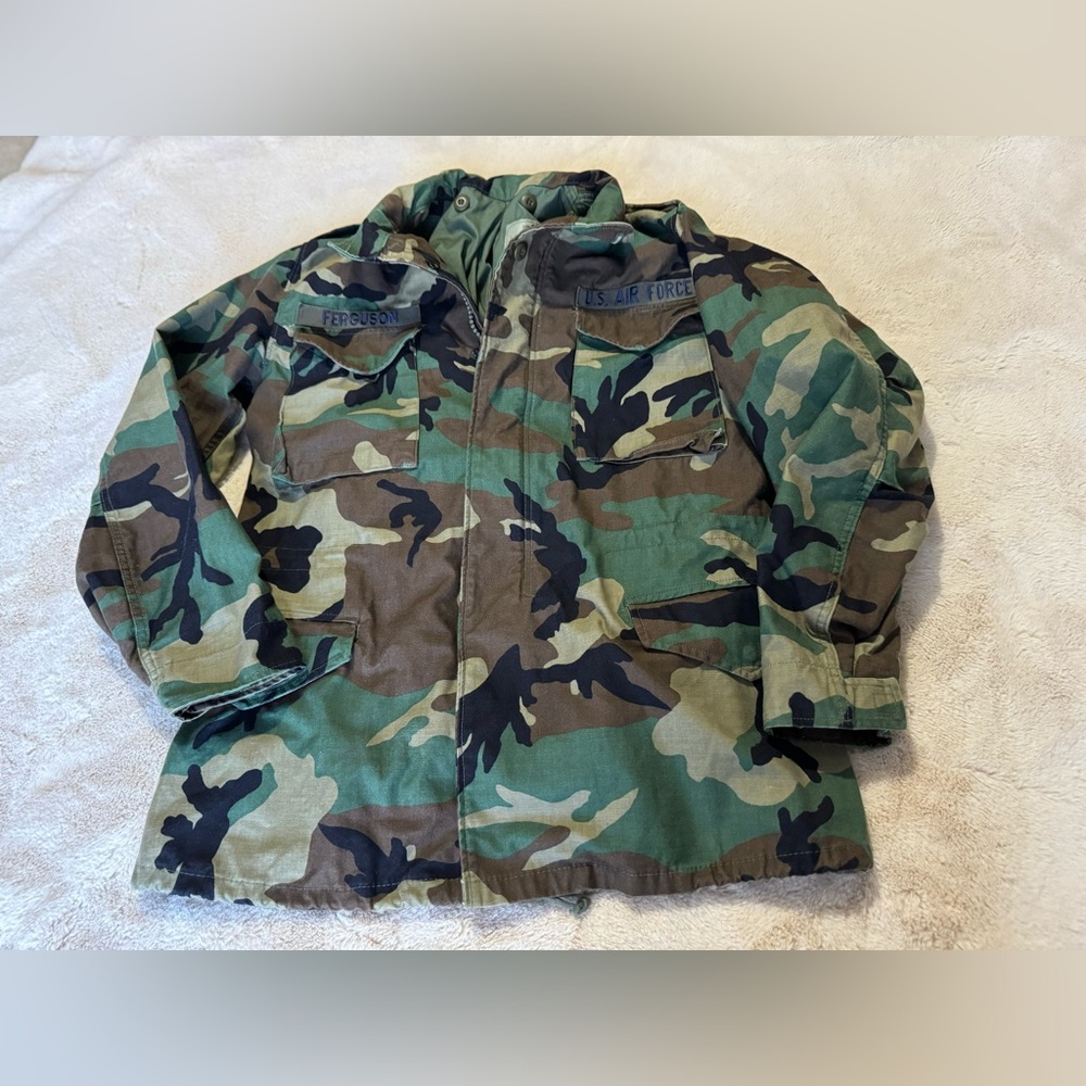 Air Force M-65 field jacket. Size Medium Long. Military